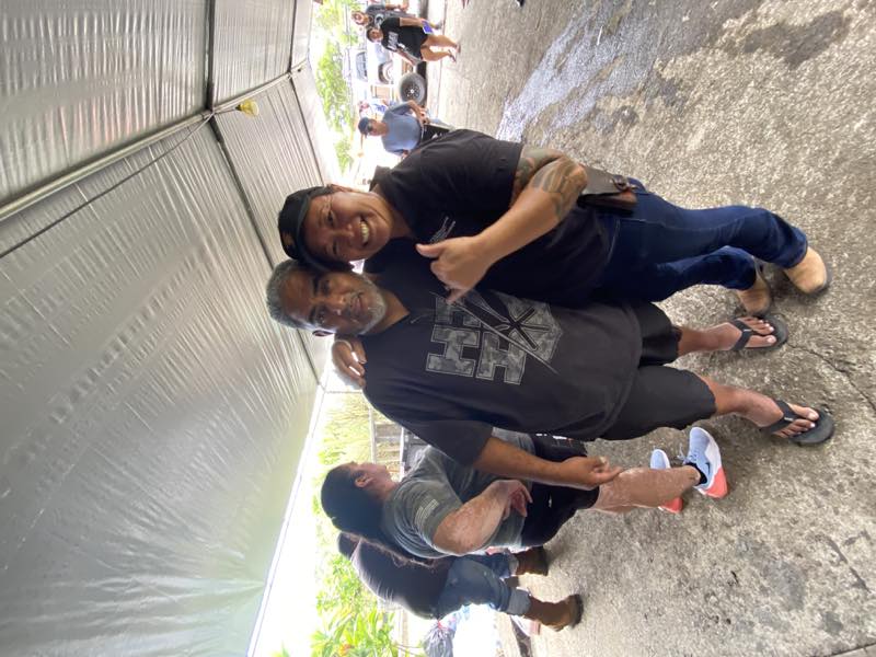 Community members share aloha at the hub